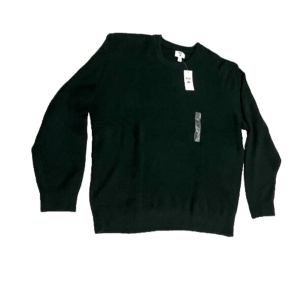 Mode of One Men's Relaxed-Fit Cozy Sweater Deep Malachite Green Size  XL - Picture 4 of 6